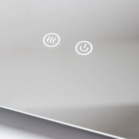 Brilagi - DIANA dimmelhető, fűtött fürdőszobai LED-tükör beépített világítással LED/13W/230V 60x40 cm IP44