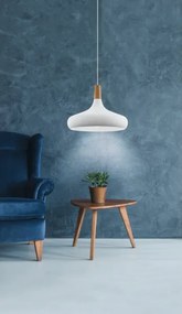 Eglo 96983 - SABINAR függeszték 1xE27/60W/230V, 40 cm, fehér