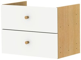 Fehér fiók modul 43x33 cm Z Cube - Tenzo