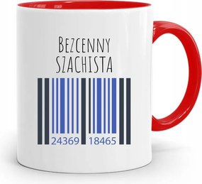 Sakkozóknak Piros Bögre Születésnapi Ajándék fényképes nyomtatással