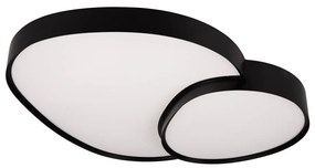 Fekete LED mennyezeti lámpa 63.5x77 cm Rise – Trio
