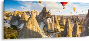 Kép - Hőlégballonok (120x50 cm)