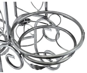 Virágállvány 88x65 cm ezüst