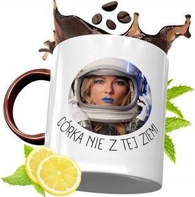 Bordó Bögre Lányának Születésnapi Ajándék fényképes nyomtatással