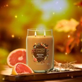 Yankee Candle Illatos gyertya, nagy SignatureGlistening Leaves, 567 g, L