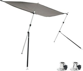 vidaXL antracit T-alakú árnyékolóhosszabbító 170x170x(113-182,5) cm