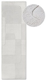 Krémszínű kézi szövésű gyapjú futószőnyeg 80x250 cm Charlotte – Villeroy&Boch