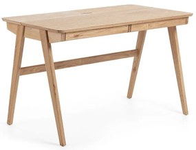 Jakes Natural íróasztal, 120 x 65 cm - Kave Home