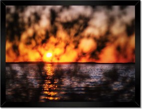 Poszterek keretben 40x30 Tenger naplemente