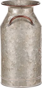 Fém váza pillangó mintával