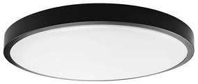 V-Tac LED fürdőszobai mennyezeti lámpa LED/18W/230V IP44 4000K 25 cm fekete VT1823