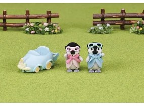Sylvanian Families Baby Penguins ikrek autóval
