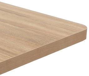 Világosbarna MDF bisztróasztal 50 x 50 cm