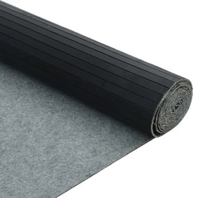 fekete bambusz térelválasztó 165 x 250 cm