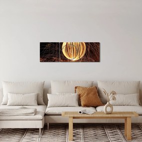 Kép - Fényfestés (órával) (90x30 cm)