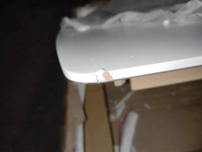 AKCIÓ Fehér étkezőasztal COMBO 120X75 II. osztály