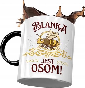 Fekete Bögre Blanka Barátnőknek Ajándék Nyomtatott Fotóval