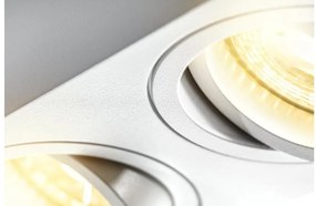 Lámpa Mennyezeti lámpatest AVEIRO DUO BIS, max. 250V, 50/60Hz, 160x80x90mm, IP20, max 20W*2, négyzet, fekete