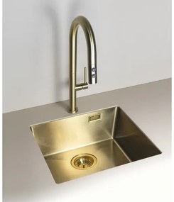 Deante BQO_R72M - Mosogatócsap kihúzható permetezővel OLFATO csiszolt arany