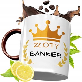 Bordó Bögre Bankárnak Születésnapi Ajándék fényképes nyomtatással