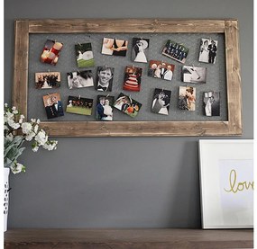 Fa keret fotókhoz 100x60 cm fa
