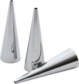 Acél Tölcsérformák 3 Db-os Kekszkrémes Tölcsérformák Házi Fagylalt