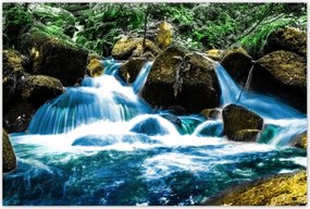 Poszterek 120x80 Hegyi vízesés
