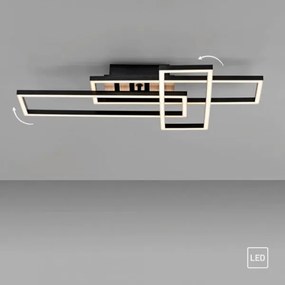 JUST LIGHT. 14051-79 - LED mennyezeti lámpa AKUSZTIKA LED/20,5W/230V tölgy/fekete