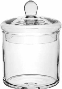 Üveg tégely Trend Glass fedéllel1080 ml