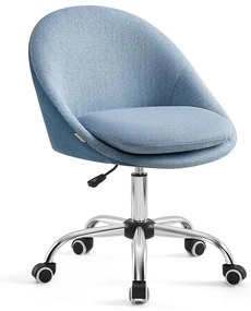 Irodai szék, állítható magasságú forgószék, kék