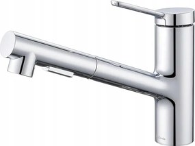 Kelleria álló konyhai csaptelep, Króm, ezüst