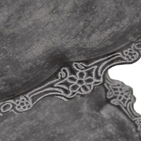 Szürke fém polcos állvány 45x144x45 cm Mireille – Ixia