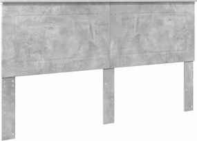 vidaXL Fejtámla Beton Szürke 180 cm Faanyag
