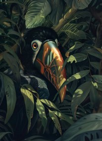 Poszter 20,5x28,4cm Rejtett Tukán