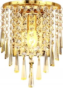 Kristály fali lámpa kristály arany kristályok