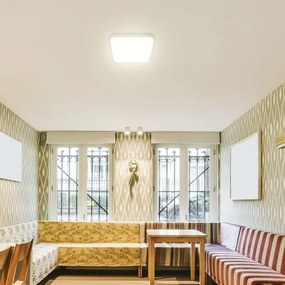 LED fürdőszobai mennyezeti lámpa szenzorral LED/36W/230V IP44 4000K 42x42 cm+DO