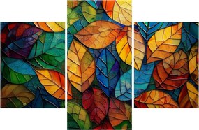 Kép - Levélmozaik (90x60 cm)