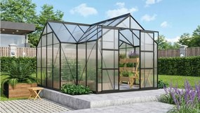 üvegház VITAVIA SIRIUS PC 6 mm fekete színű LG633