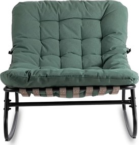 Hintaszék zöld színben AURORA