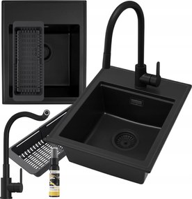 Konyhai gránit mosogató Lora konyhai szett Csaptelep Szifon Csepegtető