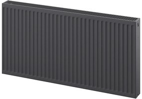 Mexen C22, panelradiátor 300 x 1400 mm, oldalsó csatlakozás, 1306 W, antracit, W422-030-140-66