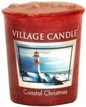 Sampler tengerparti karácsonyi Village Candle