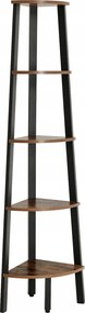 Sarokpolc Vasagle 5 szintes ipari vintage 159 cm