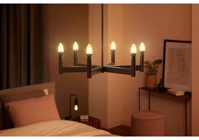 KÉSZLET 2x LED Dimmelhető izzó Philips Hue WHITE FILAMENT E14/4,5W/230V 2100K