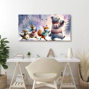 Kép téli állatfelvonulás dallamokkal