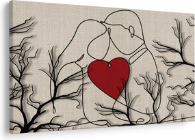 Kép - egy szerelmes pár (90x60 cm)