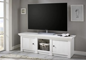 Westerland TV állvány fehér fenyő