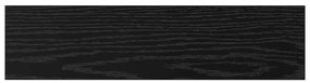 Polcos könyvespolc 4 pcs Fekete 40 x 10 x 1.5 cm Faanyag