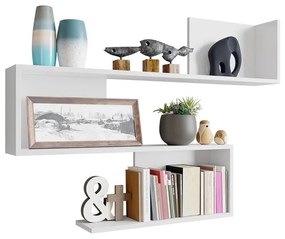 Fali polc MANUNIA 80x110 cm fehér