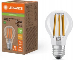 Led izzó E27 A60 8.2W 100W 1521lm 2700K 300° Tompítható